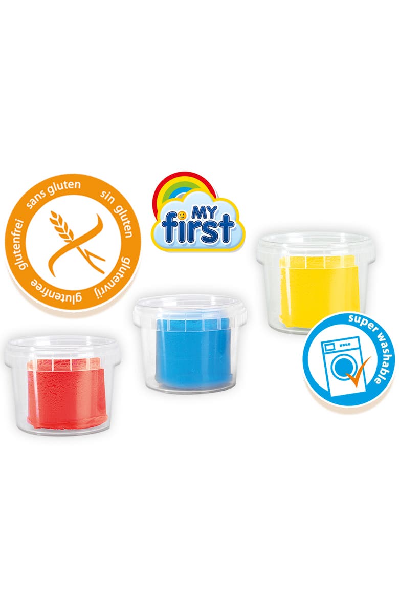 My First Dough With Tools, 3 Color 3oz Tubs, Kids 1+, Alternate, color, Multicolored