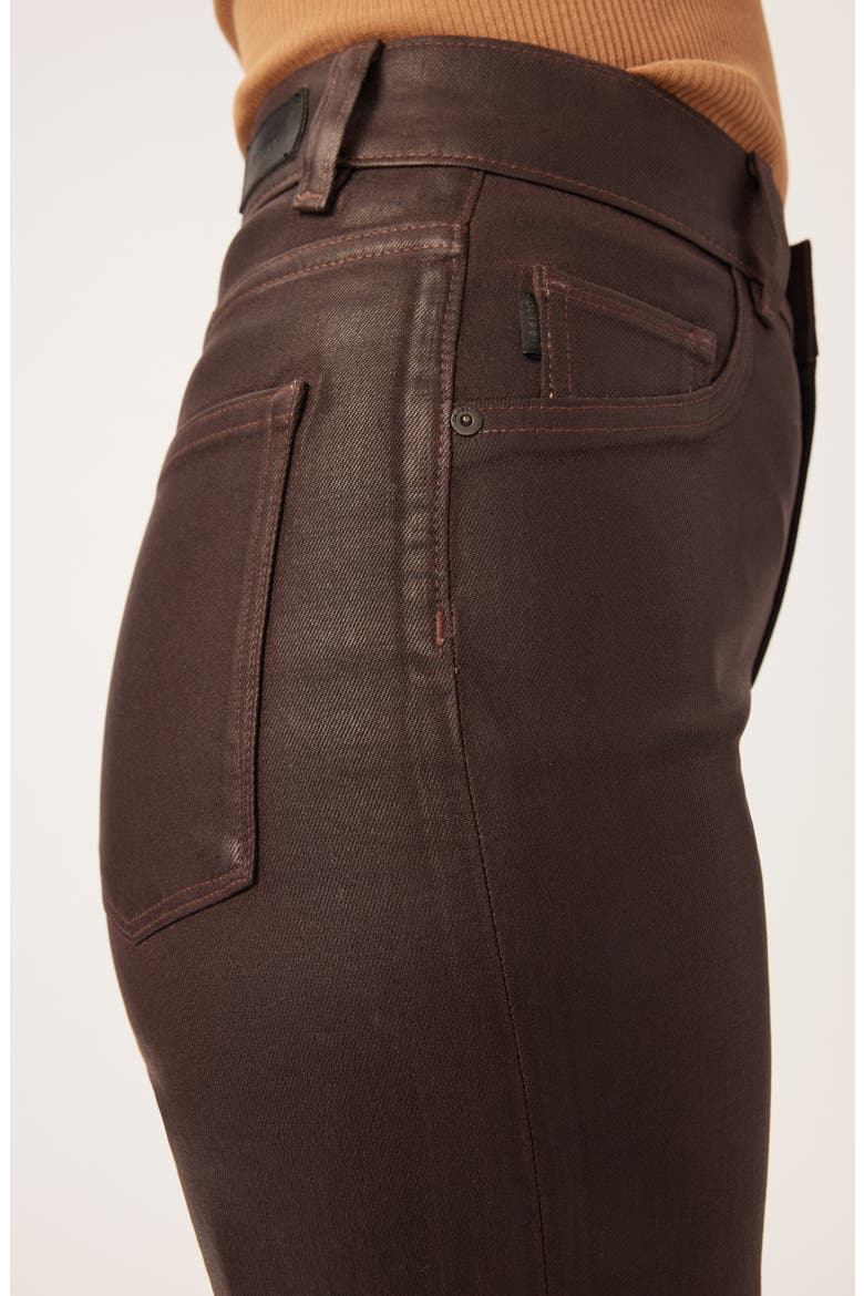 Hepburn High Waist Wide Leg Jeans, Alternate, color, DARK MOCHA