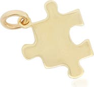 The Lovery Fine Jewelry Mini Gold Puzzle Piece Charm