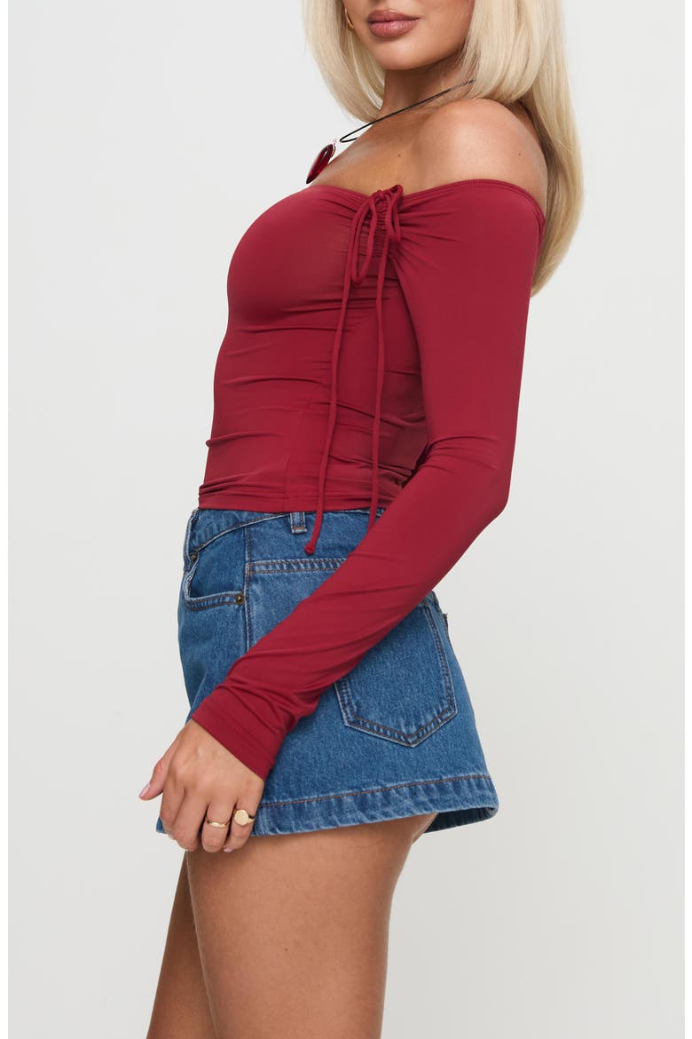 Nicolina Low Rise Denim Miniskirt, Alternate, color, LIGHT WASH