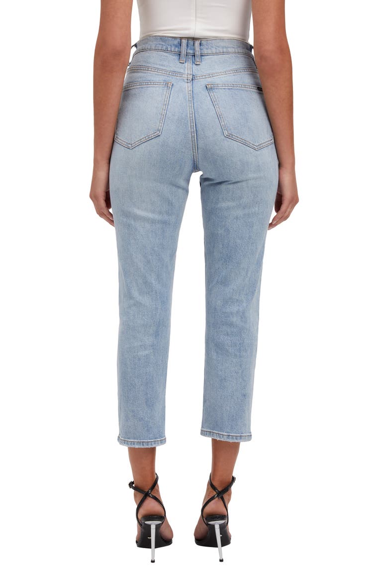 Heidi Straight Leg Crop Jeans, Alternate, color, VINTAGE