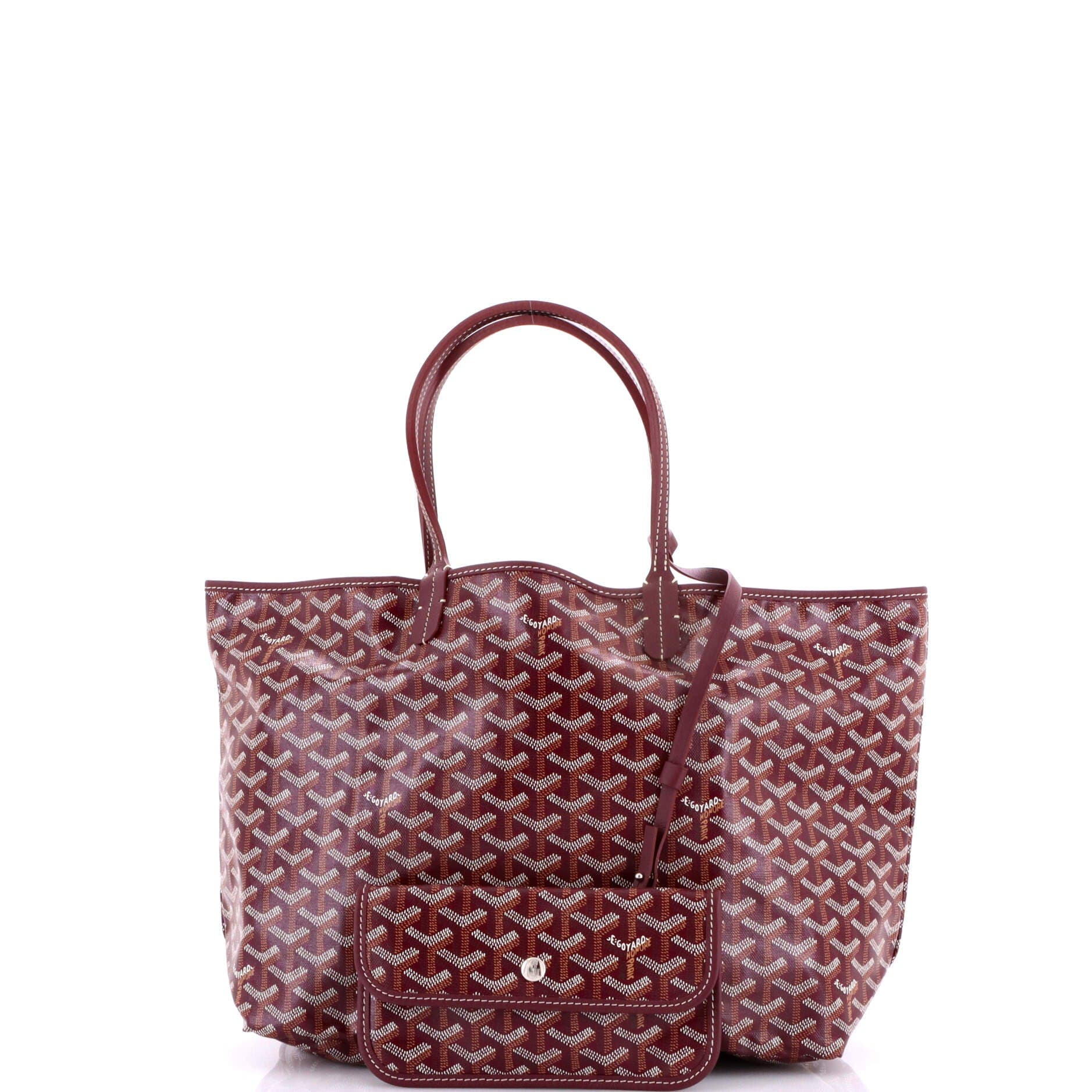 Pre-Owned Goyard Saint Louis Tote Coated Canvas PM, Alternate, color, Rose Gold