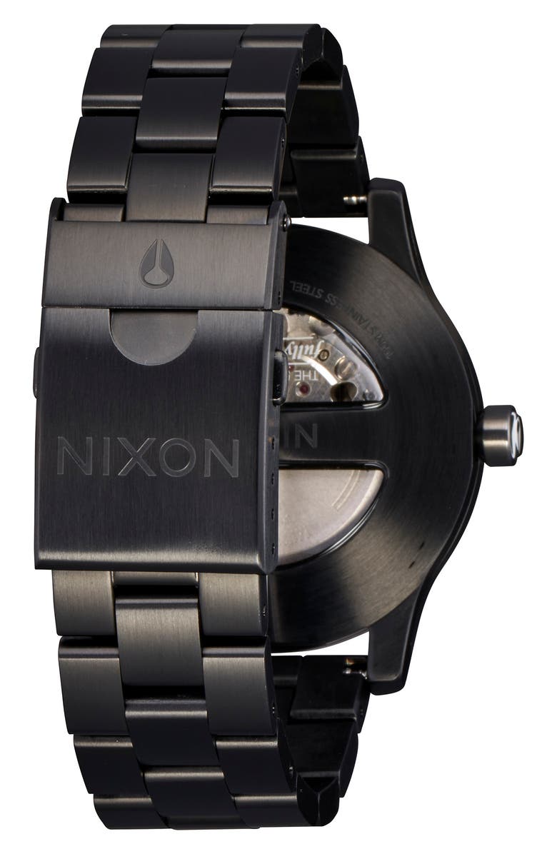 Nixon The 5th Element Automatic Bracelet Watch, 42mm, Alternate, color, 
