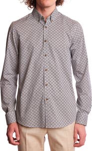 PAISLEY & GRAY Brian Stretch Cotton Button-Down Shirt