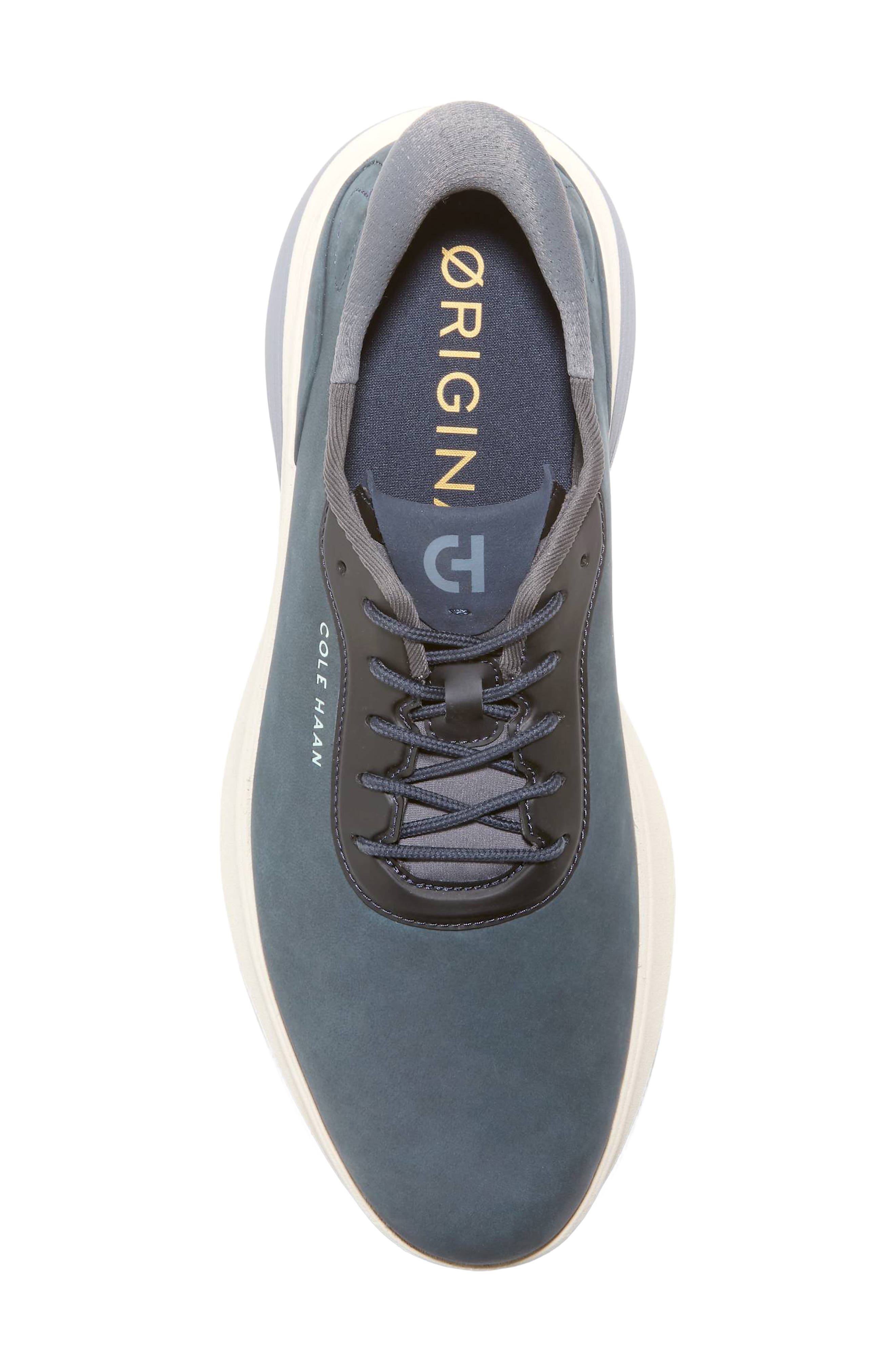 OriginalGrand NeoArc Quick-On Plain Toe Oxford, Alternate, color, NAVY BLAZER NUBUCK / TRADEWIND