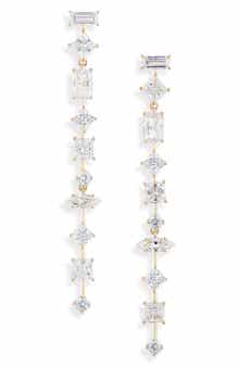 Nadri Cubic Zirconia Linear Earrings