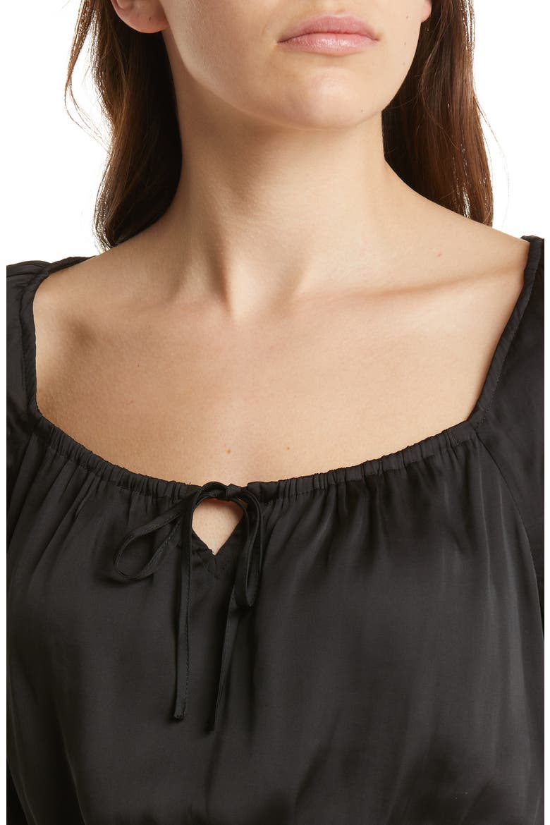 Odalynn Long Sleeve Top, Alternate, color, BLACK