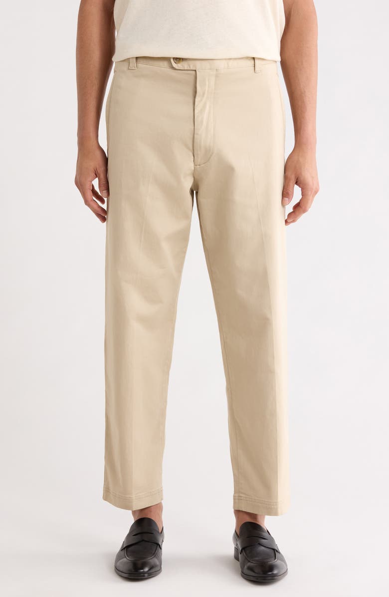 BOSS Kleon Straight Leg Pants, Main, color, Light Beige