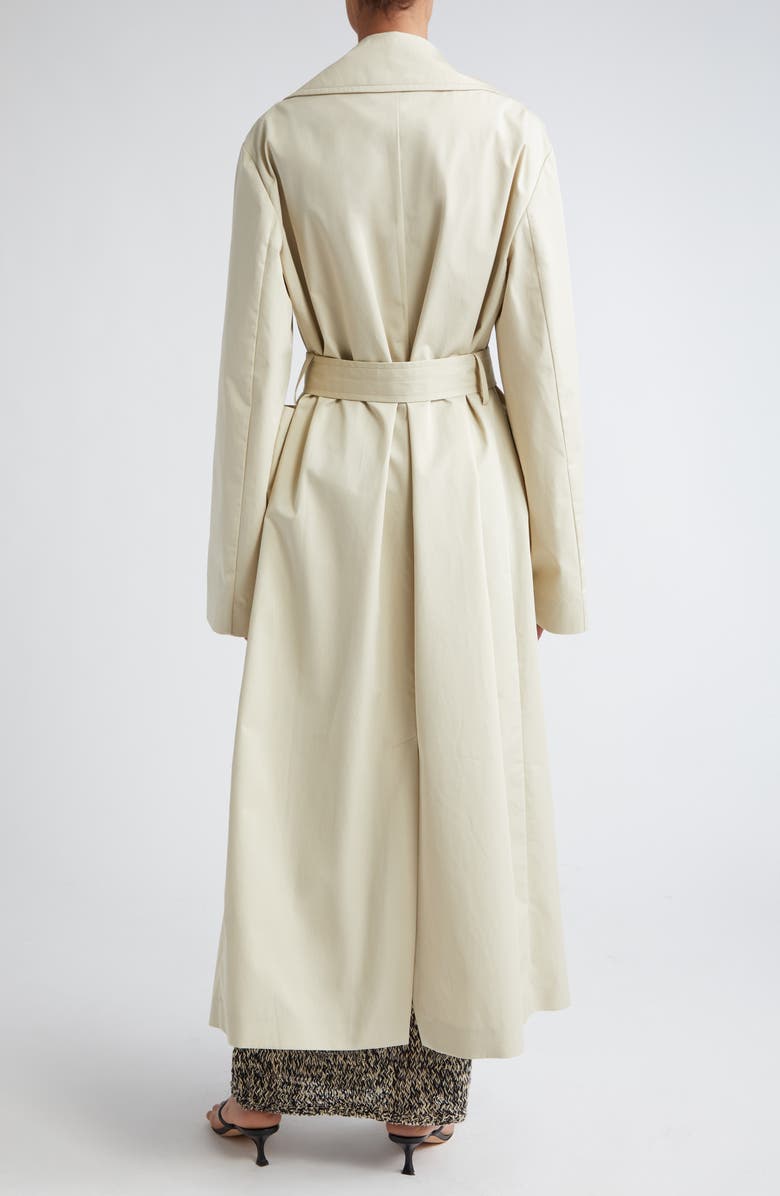 Róhe Water Repellent Cotton Trench Coat, Alternate, color, 