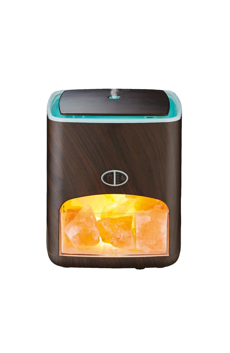 PURSONIC Himalayan Salt Lamp Diffuser - 3-in-1 Wellness Device, Main, color, Multicolor