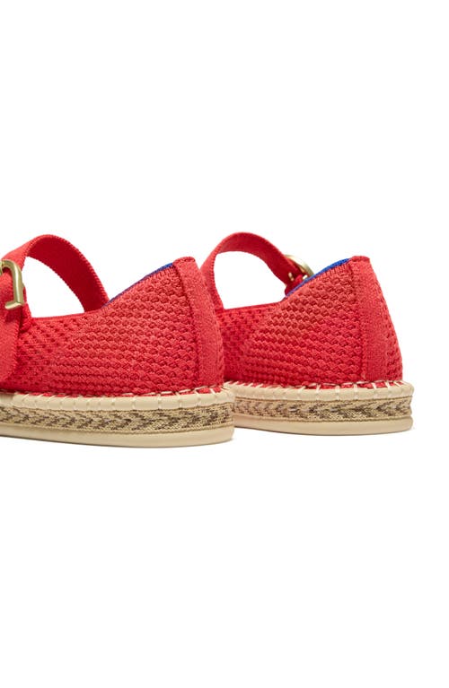Rothys Rothy's The Espadrille Mary Jane In Red Hot