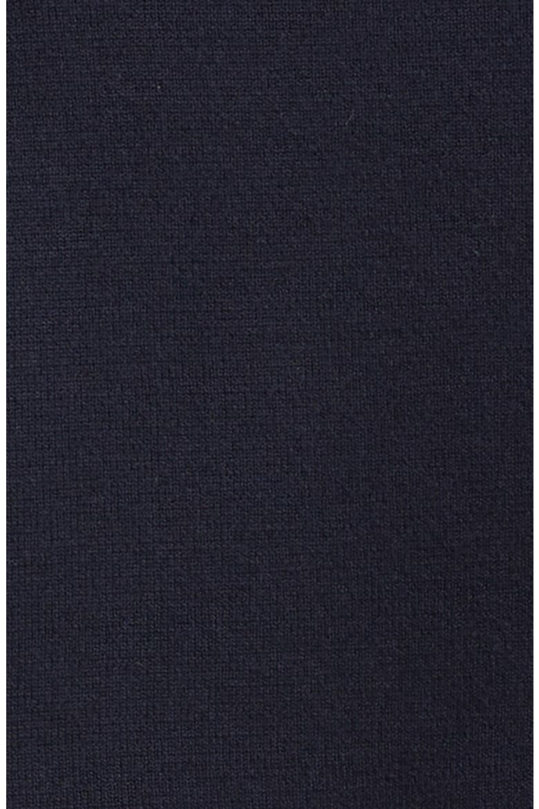 Quilted Shoulder Virgin Wool Blend Sweater, Alternate, color, MARITIME BLUE