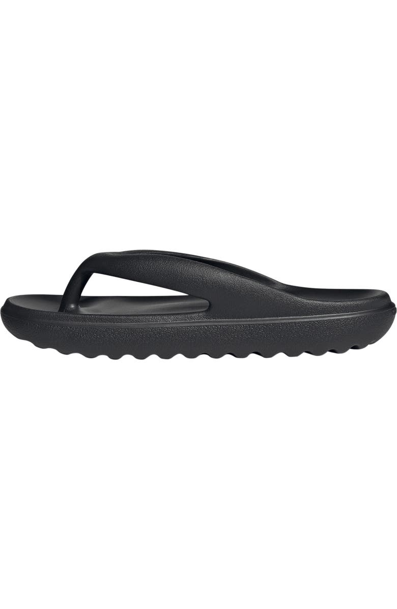 adidas Adilette Lumia Flip Flop, Alternate, color, Core Black/ Core Black