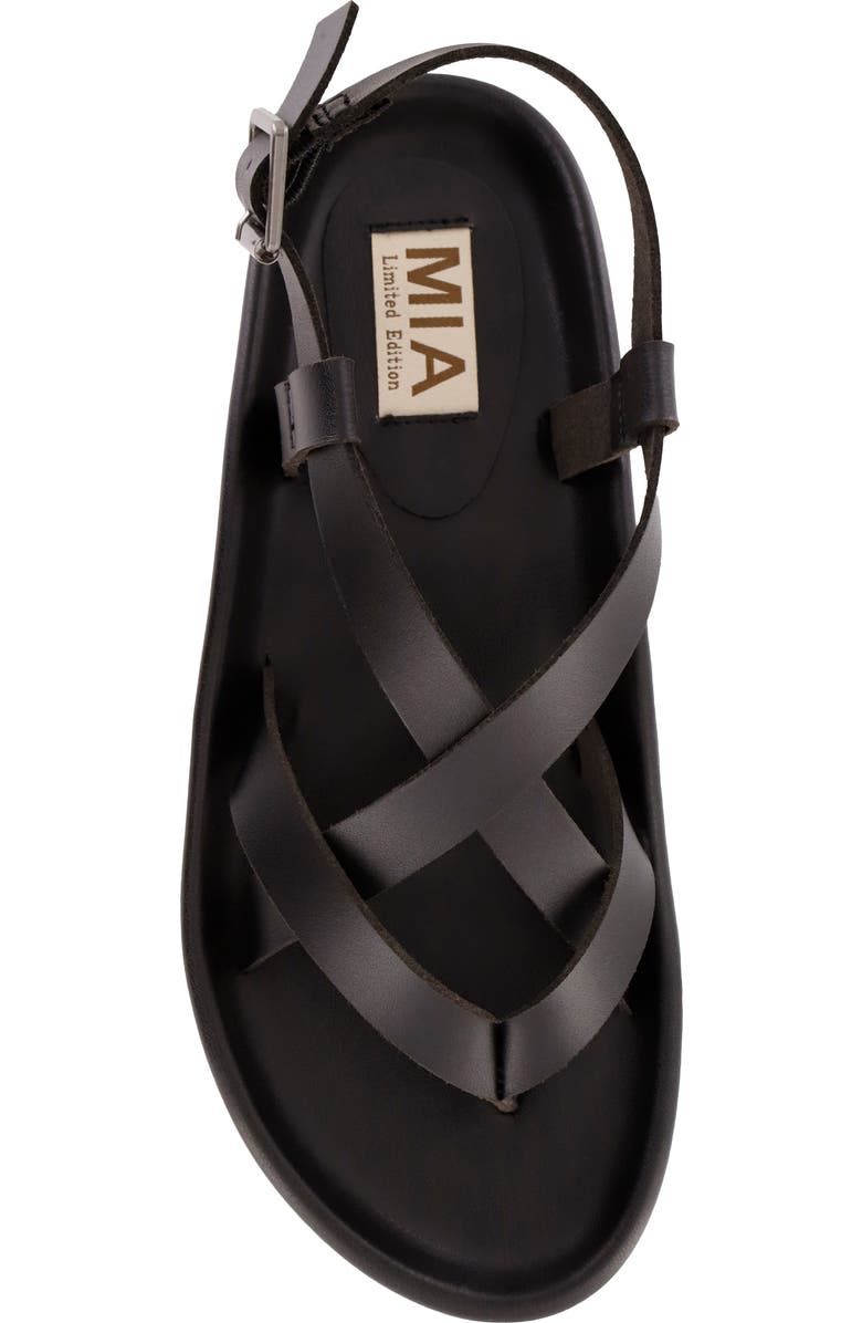 MIA Limited Edition Zurie Slingback Sandal, Alternate, color, Black Pond