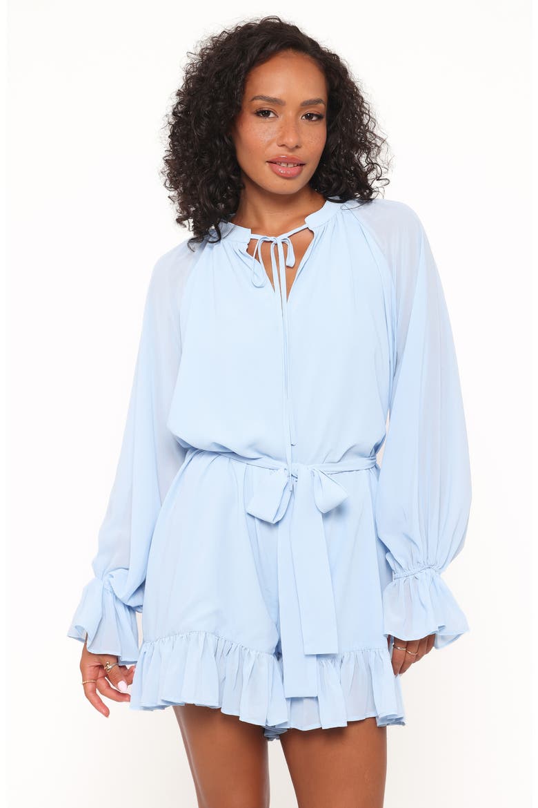 Brianna Long Sleeve Romper, Alternate, color, BLUE