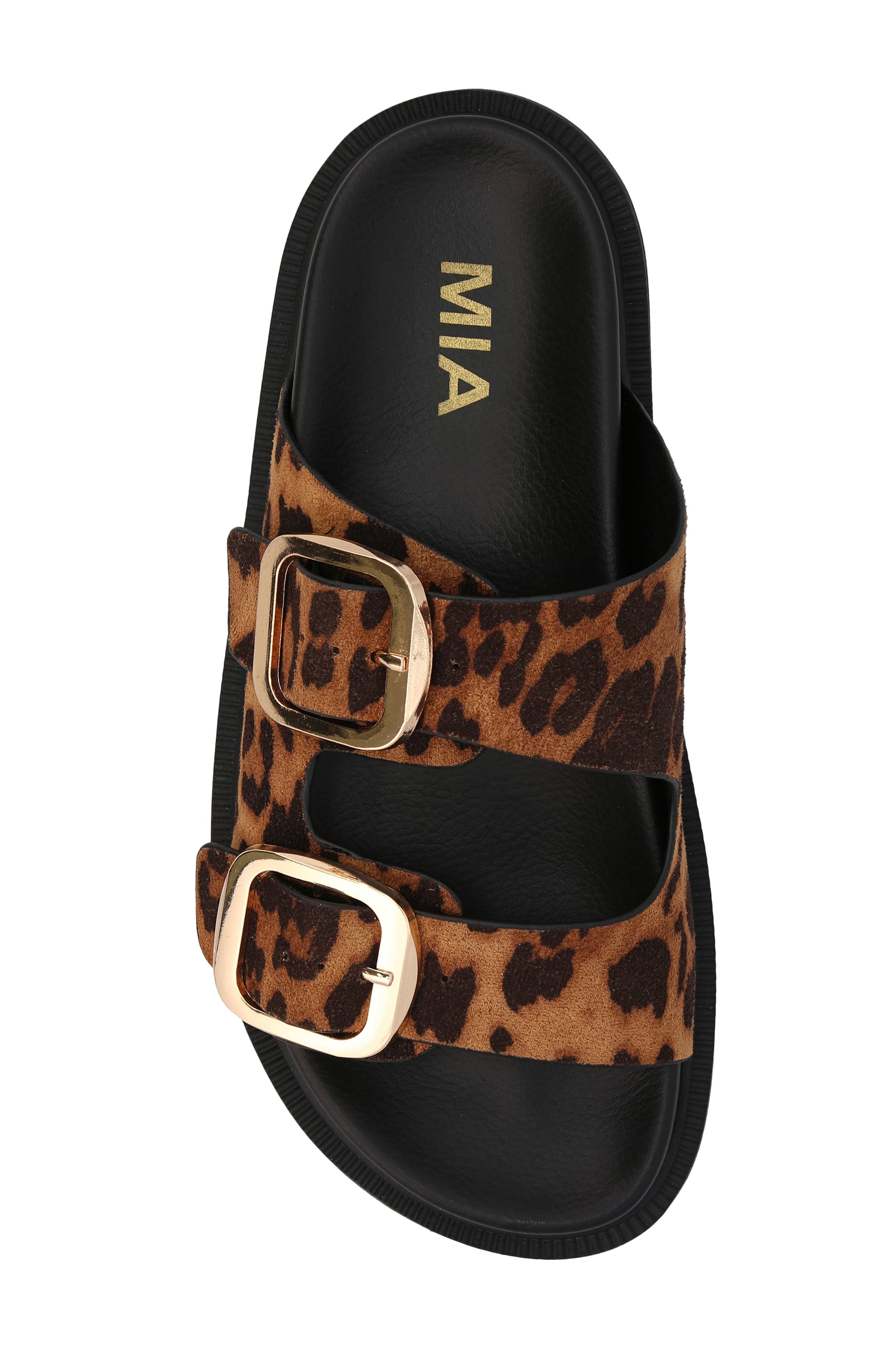 Alttar Slide Sandal, Alternate, color, LEOPARD PRINT