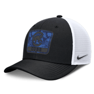 Nike Men's Nike Black/White Chicago Cubs Camo Rise Trucker Dri-FIT Adjustable Hat