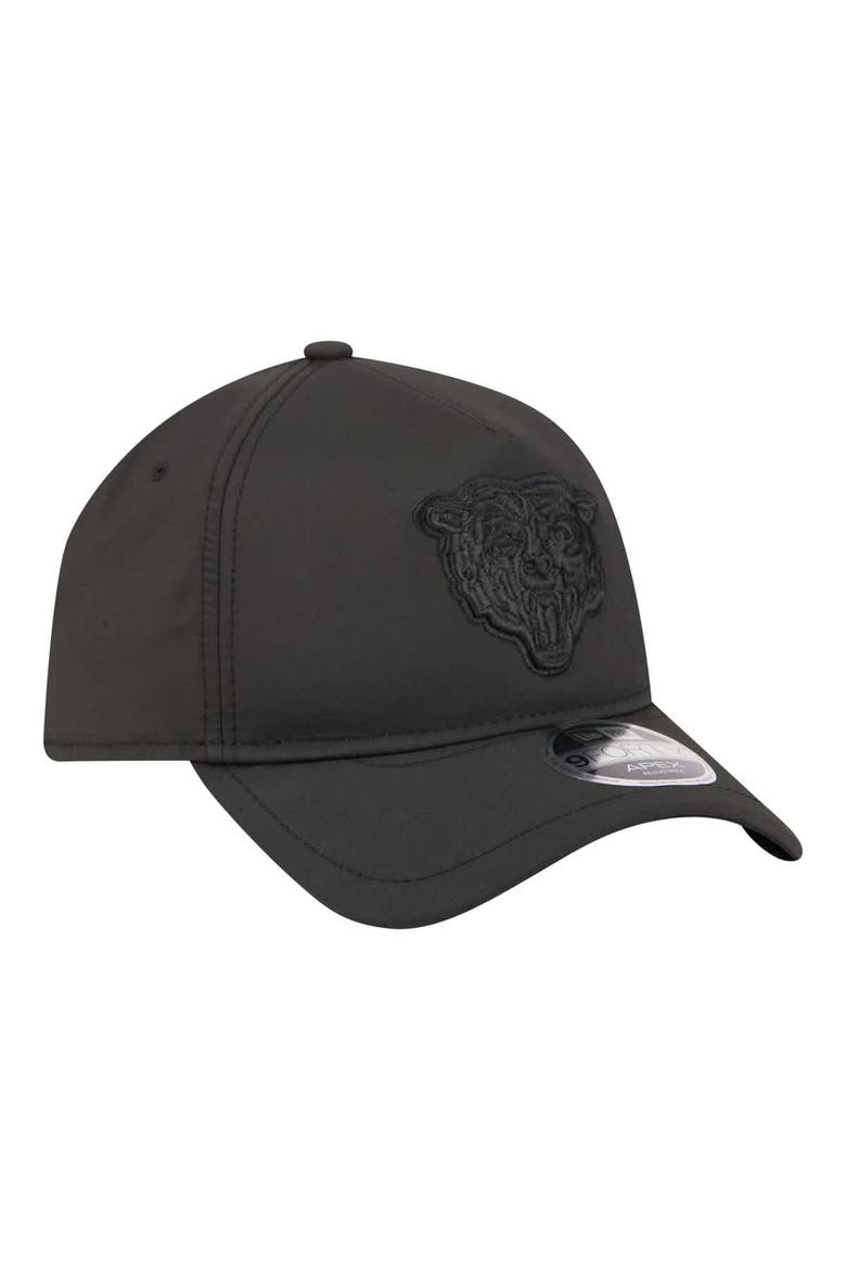Men's New Era  Black Chicago Bears Apex 9FORTY Adjustable Hat, Alternate, color, Black