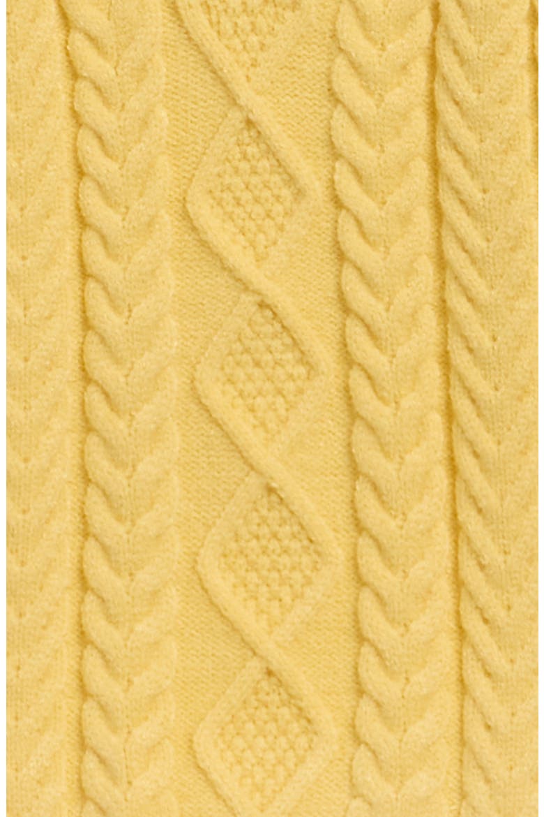 Kids' Cable Stitch Sweater Tank, Alternate, color, YELLOW