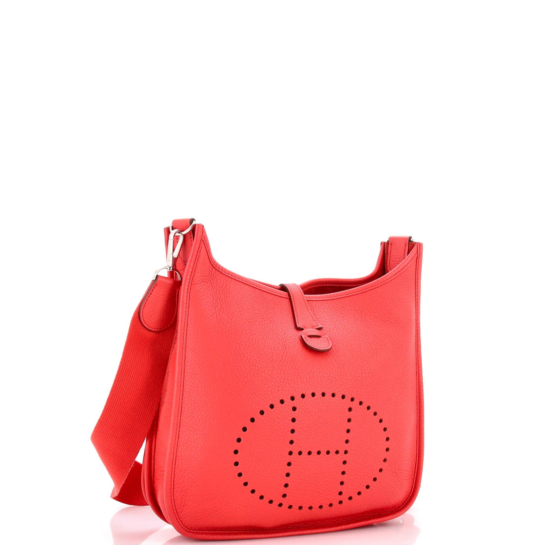 Pre-Owned Hermes Evelyne Bag Gen III Clemence PM, Alternate, color, Bougainvillier