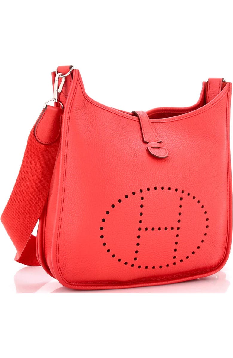 Pre-Owned Hermes Evelyne Bag Gen III Clemence PM, Alternate, color, Bougainvillier