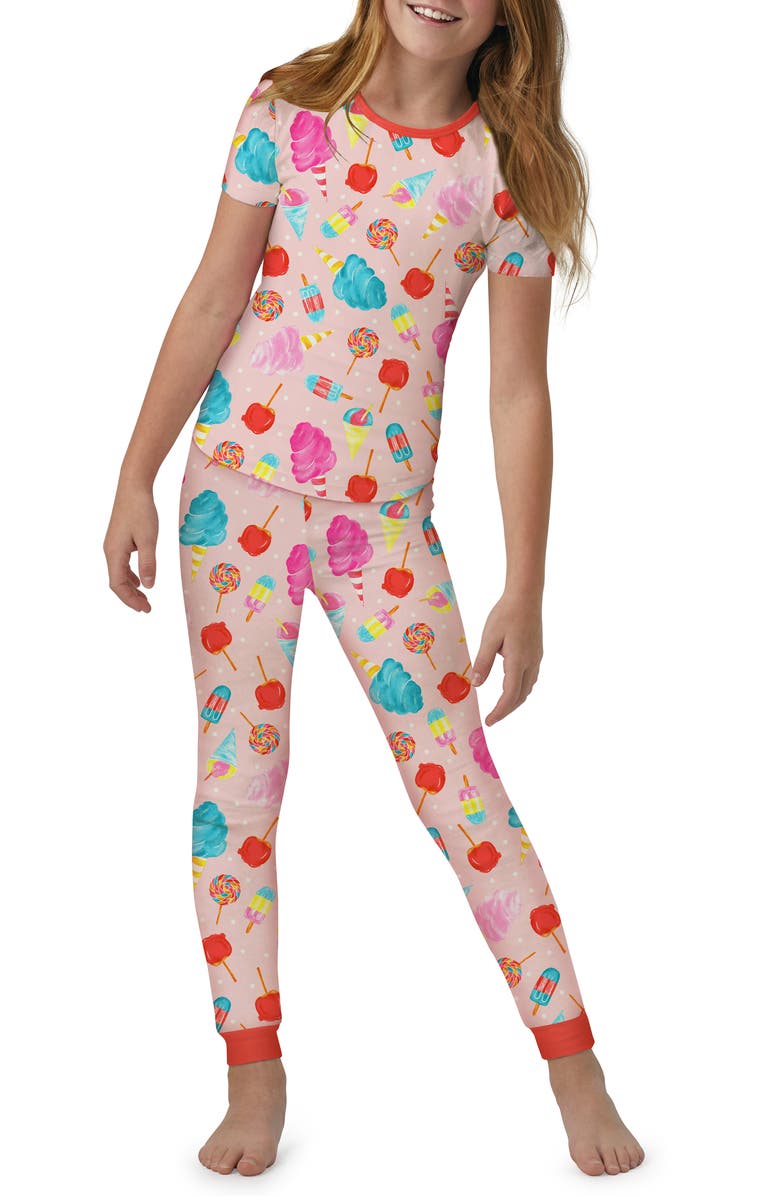 BedHead Pajamas Kids' Sweet Treats Print Fitted Two-Piece Pajamas, Alternate, color, Sweet Treats
