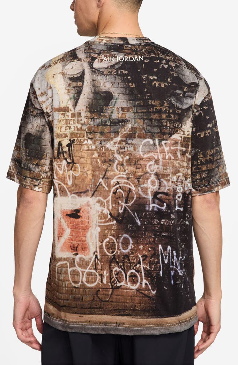 Jordan Air Jordan 85 Allover Print T-Shirt, Alternate, color, Off Noir