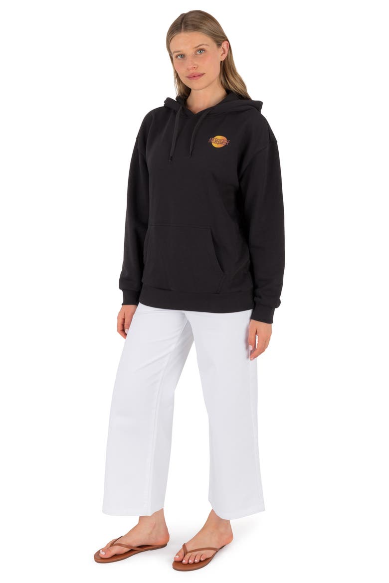 Forever Oversize Graphic Hoodie, Alternate, color, OFF BLACK