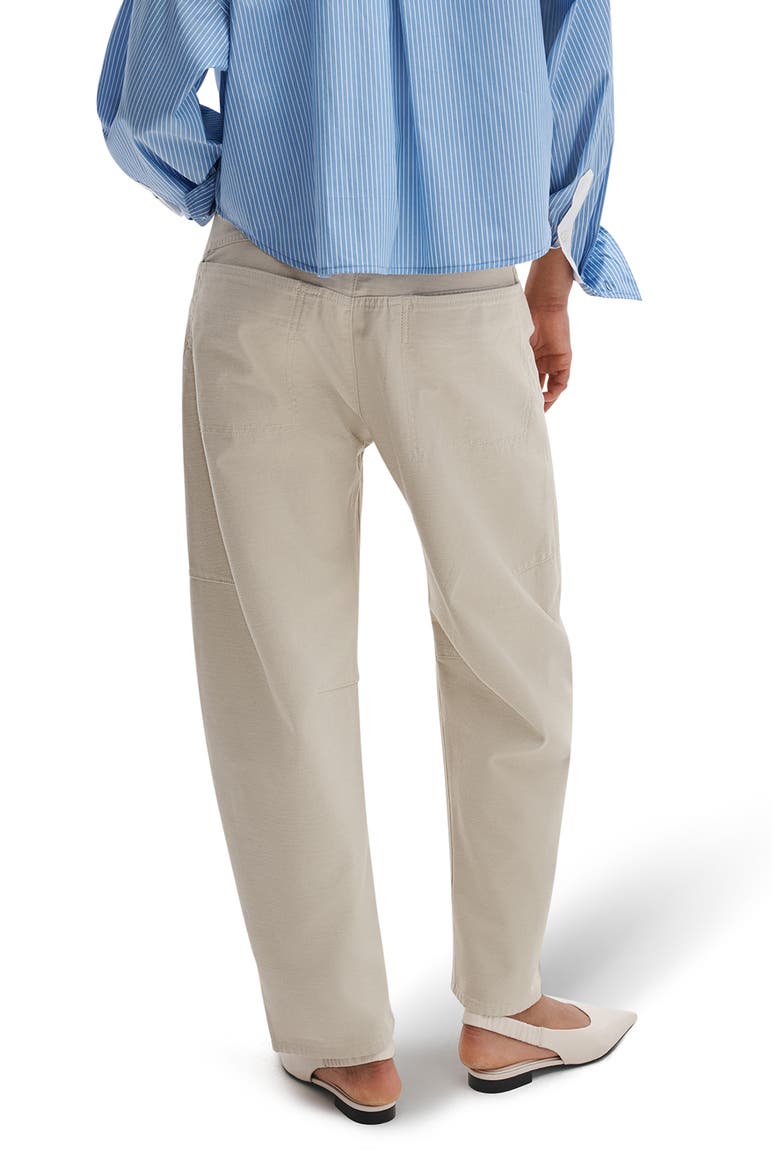Stevie Tapered Stretch Cotton Utility Pants, Alternate, color, TAN