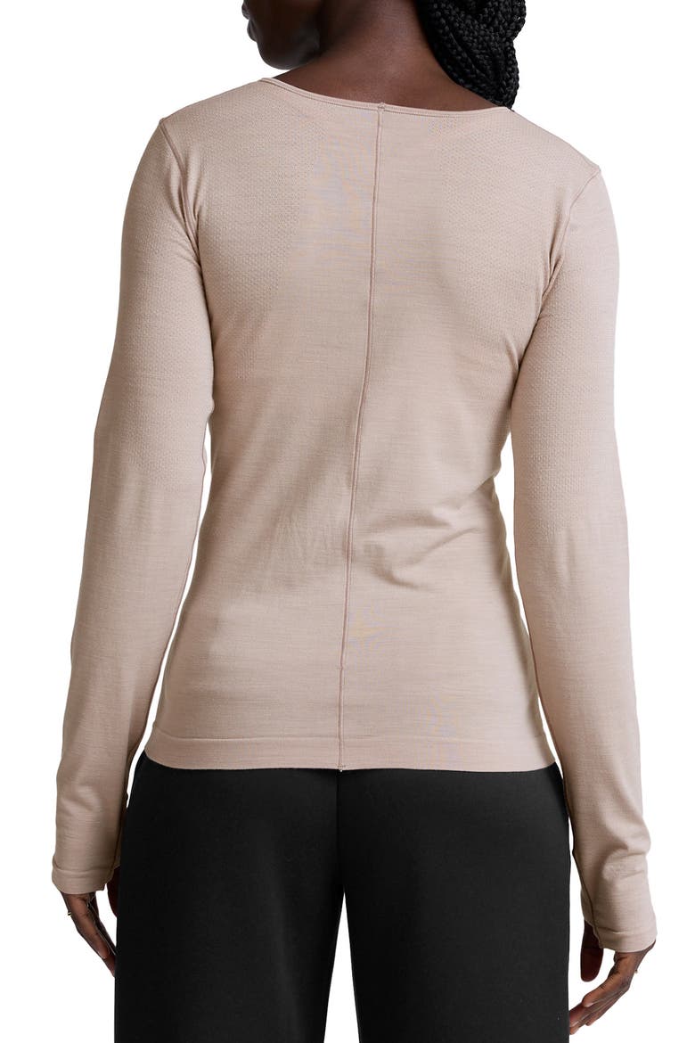 LuxeKnit Merino Wool Blend Racerback Tank, Alternate, color, NUDE TINT