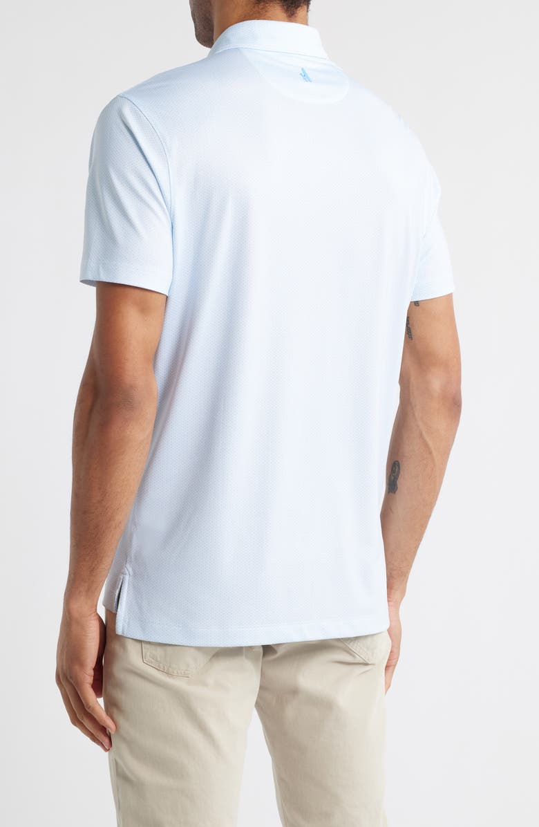 johnnie-O Teo Microprint PREP-FORMANCE Golf Polo, Alternate, color, Maliblu