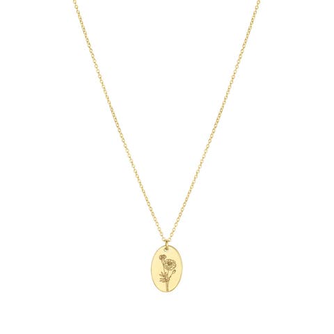 Louise Birth Flower Necklace