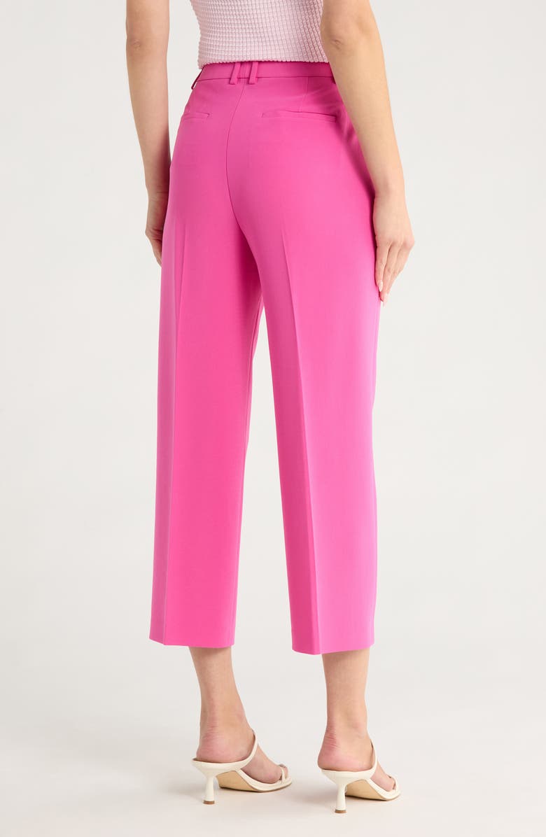 Theory High Waist Straight Leg Pants, Alternate, color, Carnation