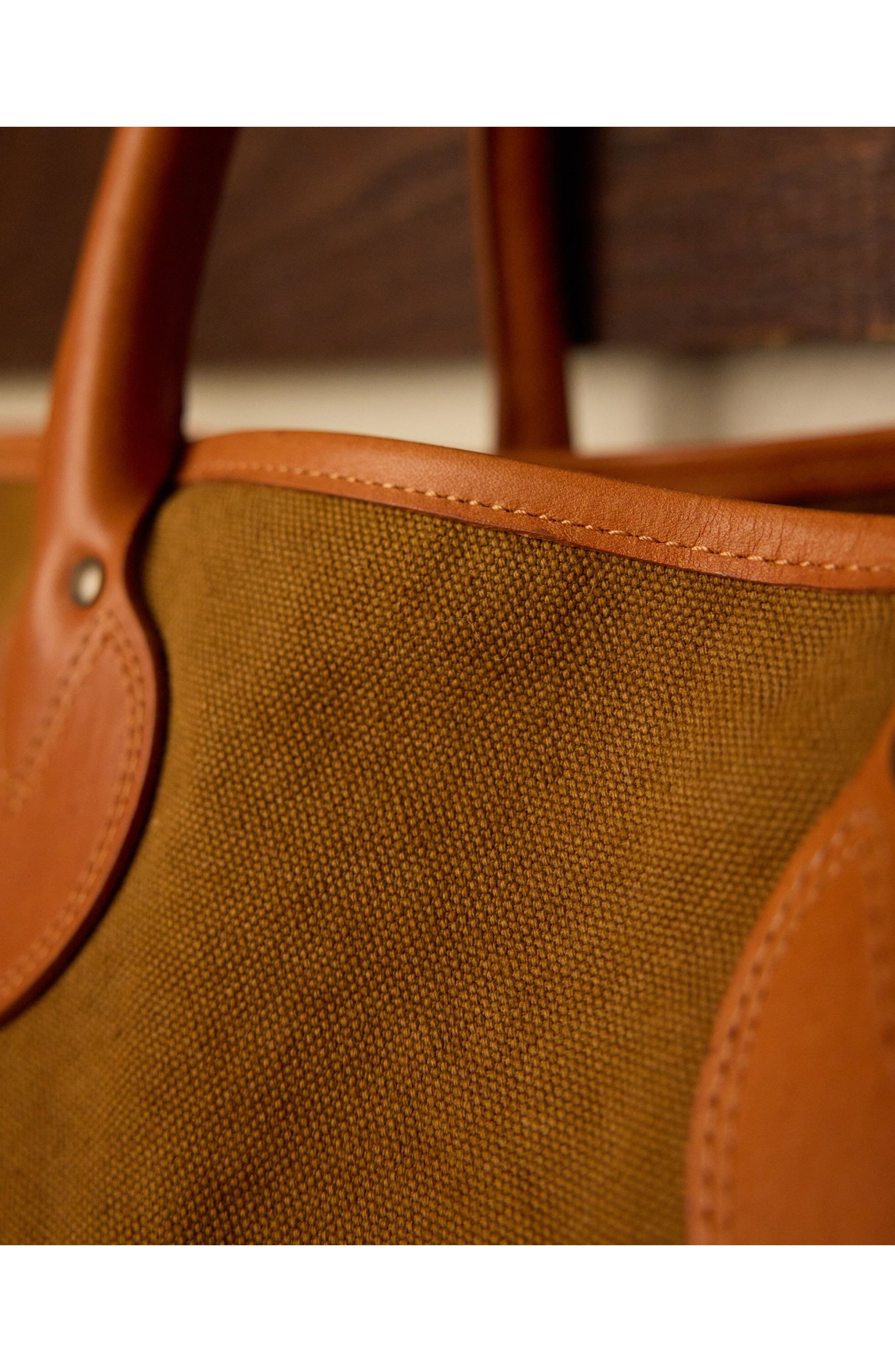 Fortela Sac Cotton Canvas Bag, Alternate, color, Camel