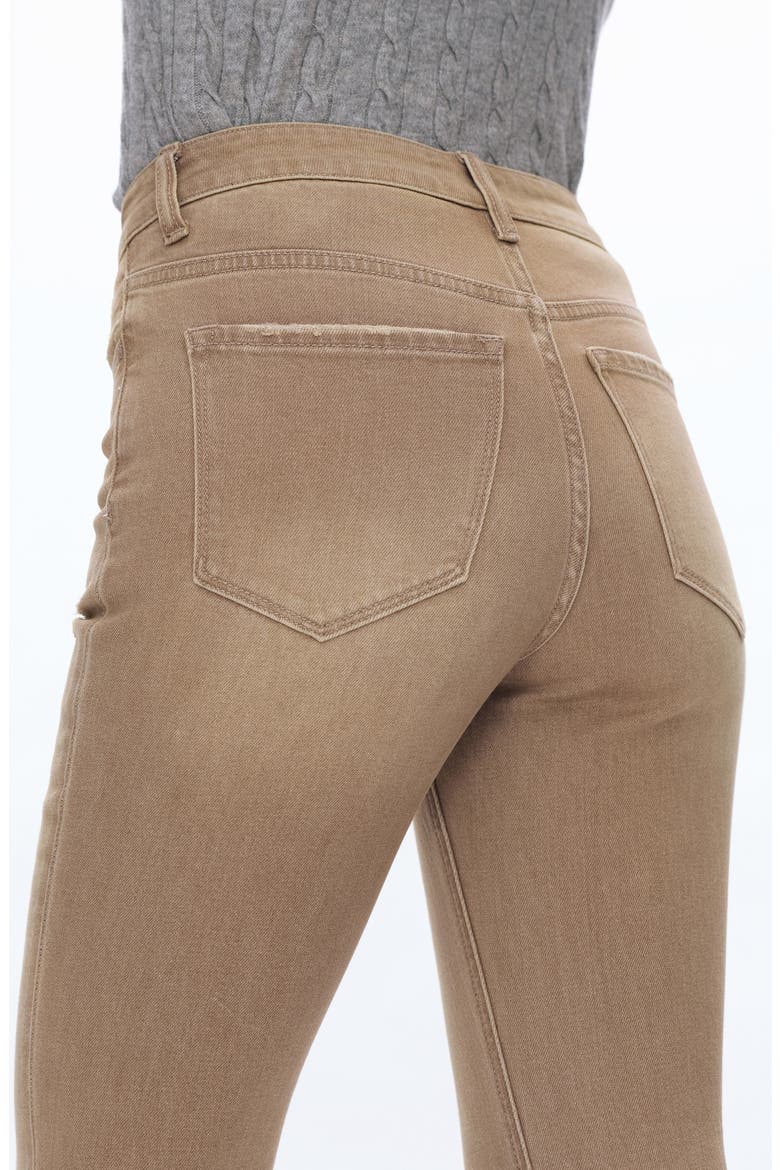 High Waist Crop Flare Jeans, Alternate, color, VINTAGE KHAKI