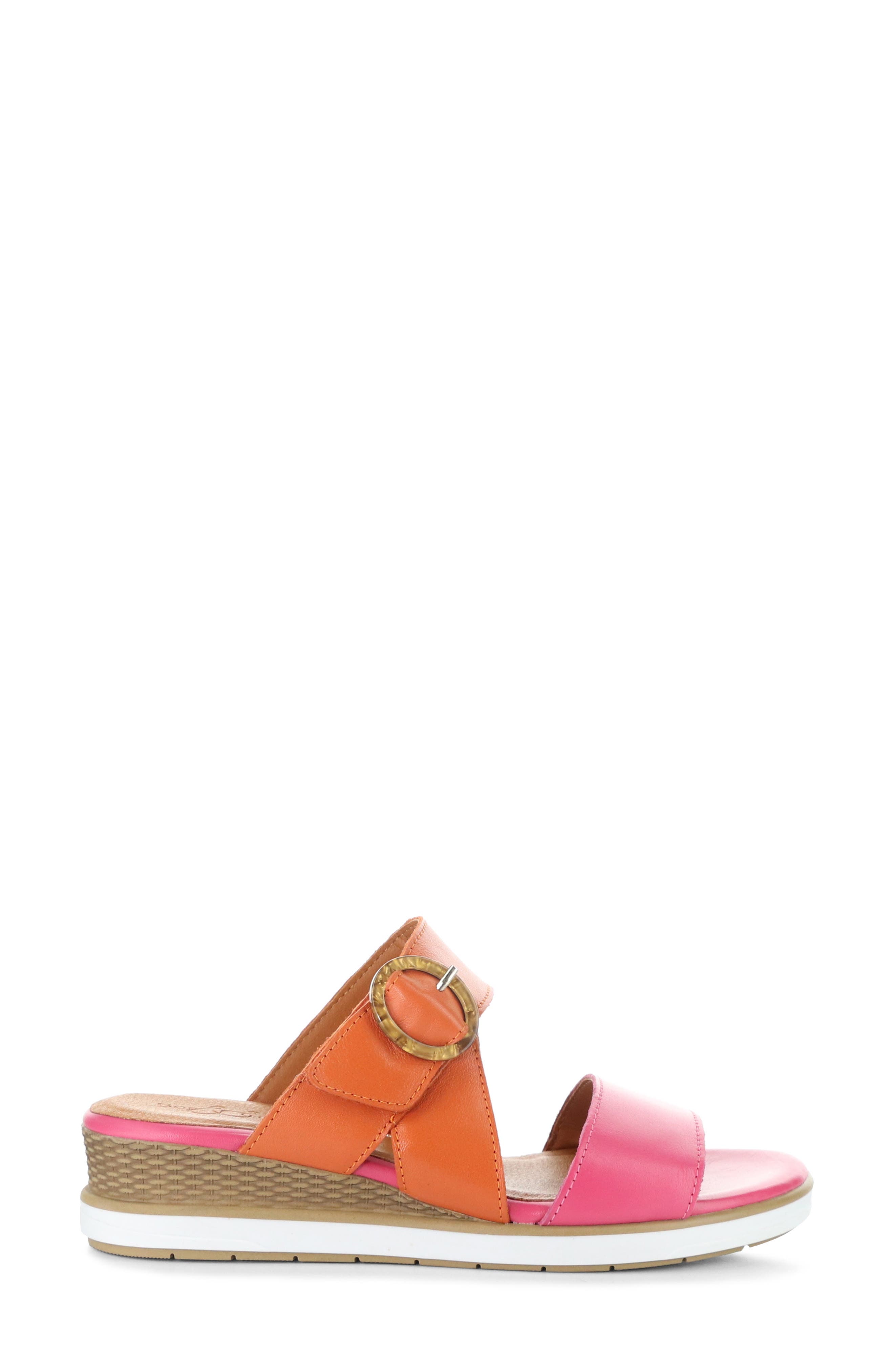 Asha Wedge Sandal, Alternate, color, MAGNOLIA/ ARANCIO
