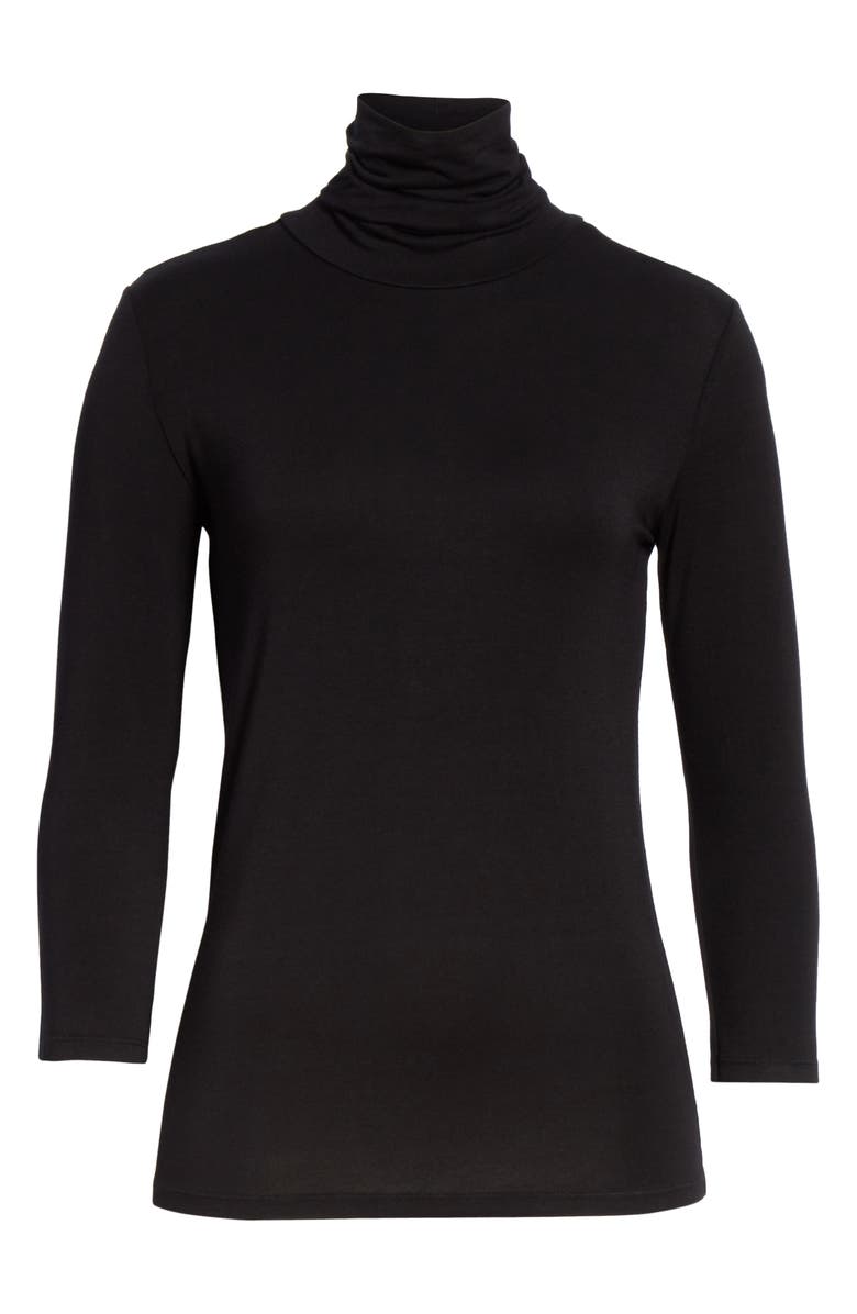 L'AGENCE Aja Jersey Turtleneck Top, Alternate, color,