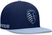 FANATICS Men's Fanatics Navy Sporting Kansas City Sitter Snapback Hat