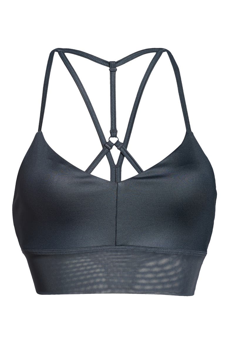 Longline Sports Bra, Alternate, color, ANTHRACITE