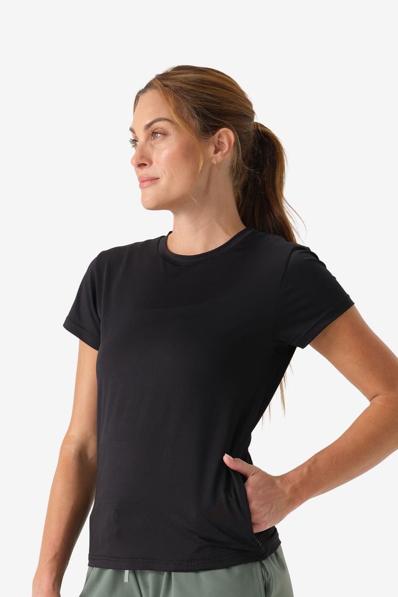 Women's Fieldsheer Aeris DriComfort Short Sleeve Tee, Alternate, color, Black