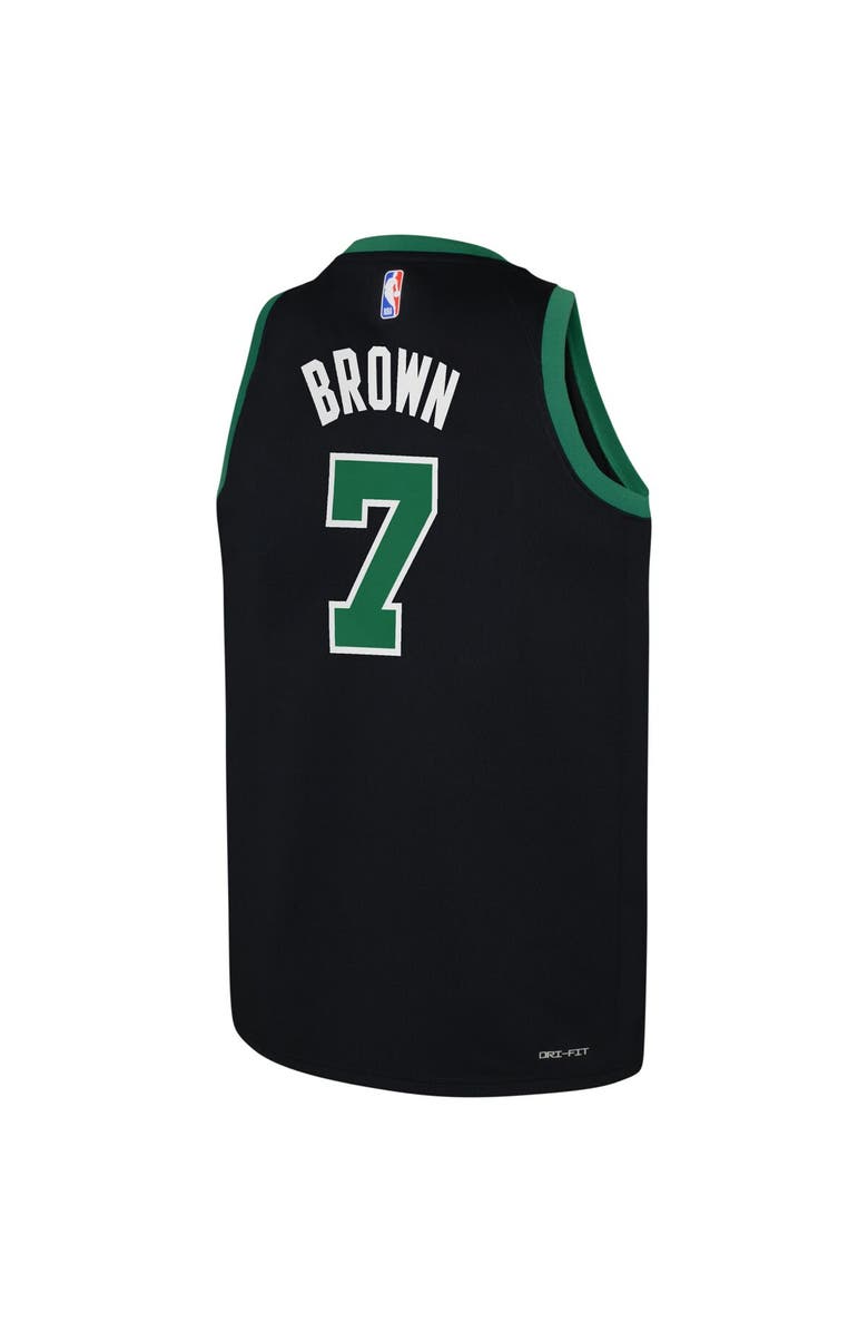 Jordan Brand Youth Jordan Brand Jaylen Brown Black Boston Celtics Swingman Jersey - Statement, Alternate, color, Black