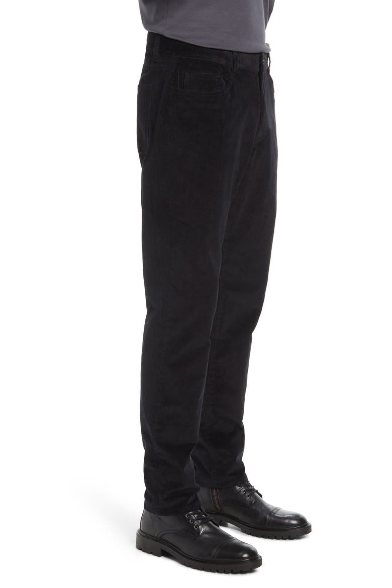 Stretch Corduroy Pants, Alternate, color, BLACK CAVIAR