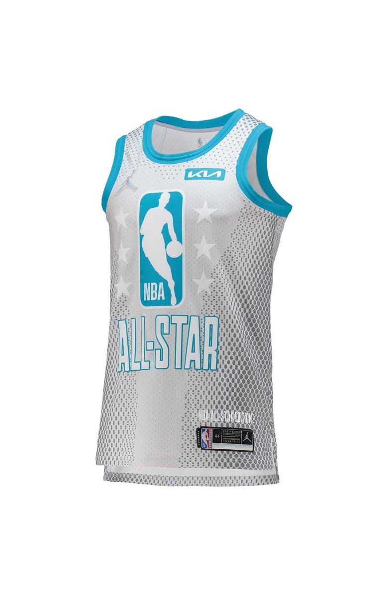Nike Men's Jordan Brand White 2022 NBA All-Star Game 75th Anniversary Swingman Jersey, Alternate, color, White