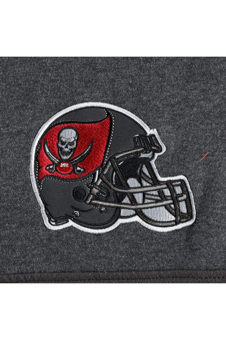 Men's Starter Heather Charcoal/Red Tampa Bay Buccaneers Extreme Pullover Hoodie, Alternate, color, Heather Charcoal