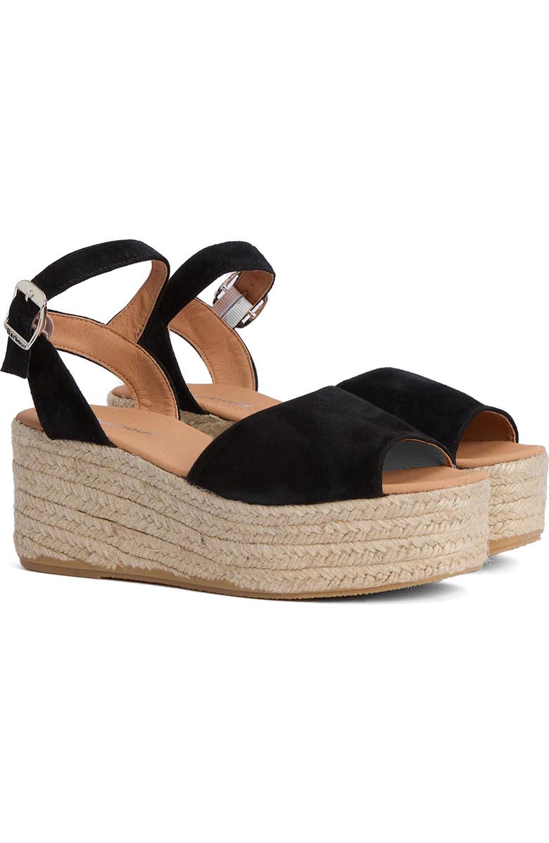 Barbour Espadrille Platform Sandal, Main, color,