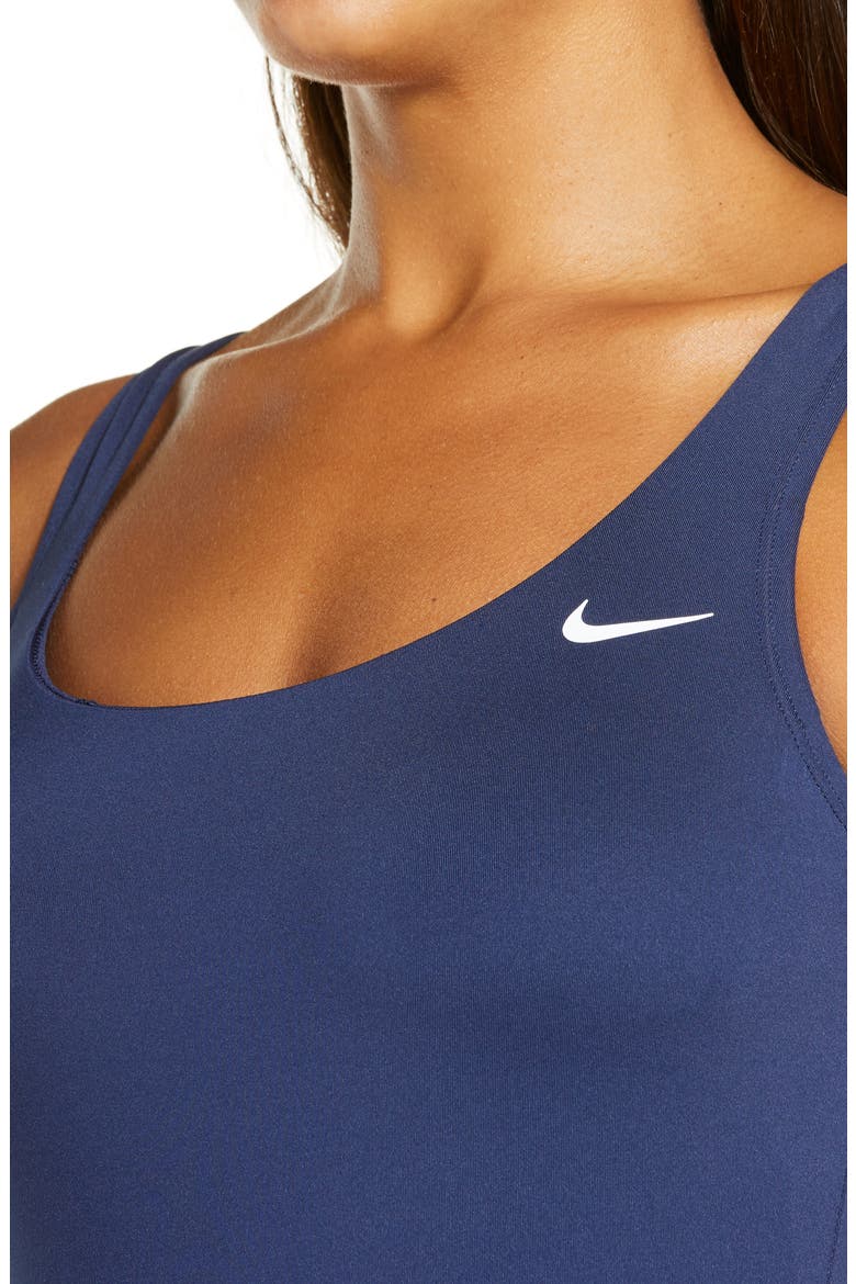 Essential U-Back One-Piece Swimsuit, Alternate, color, MIDNIGHT NAVY