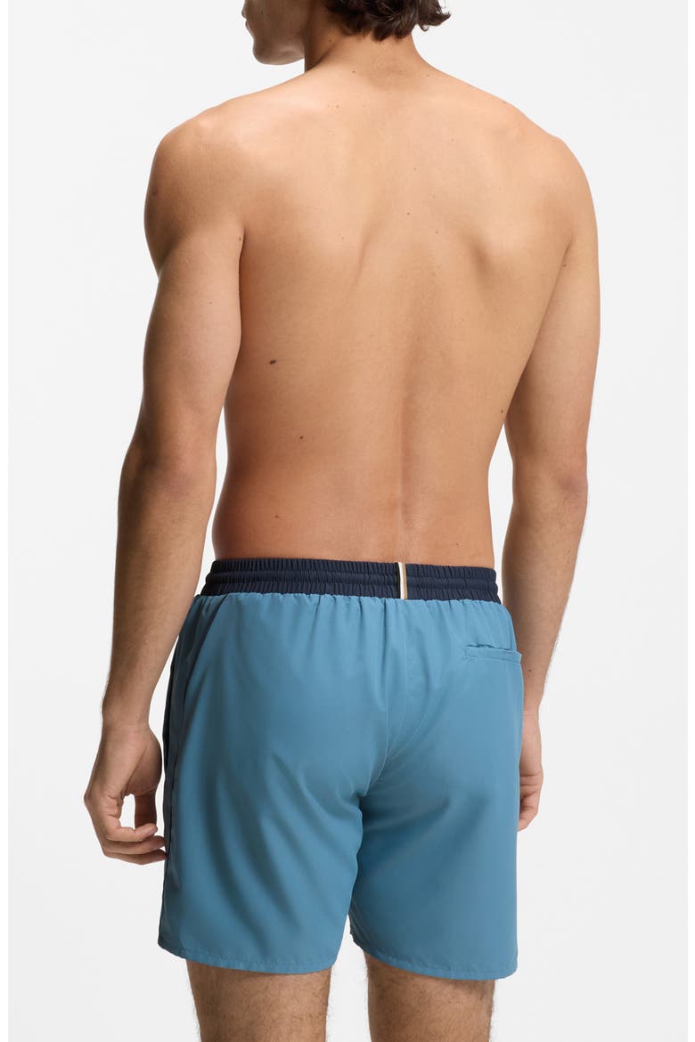 Starfish Solid Swim Trunks, Alternate, color, TURQUOISE/ AQUA