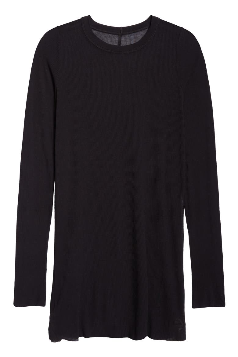Forever Rib Jersey T-Shirt, Alternate, color, BLACK