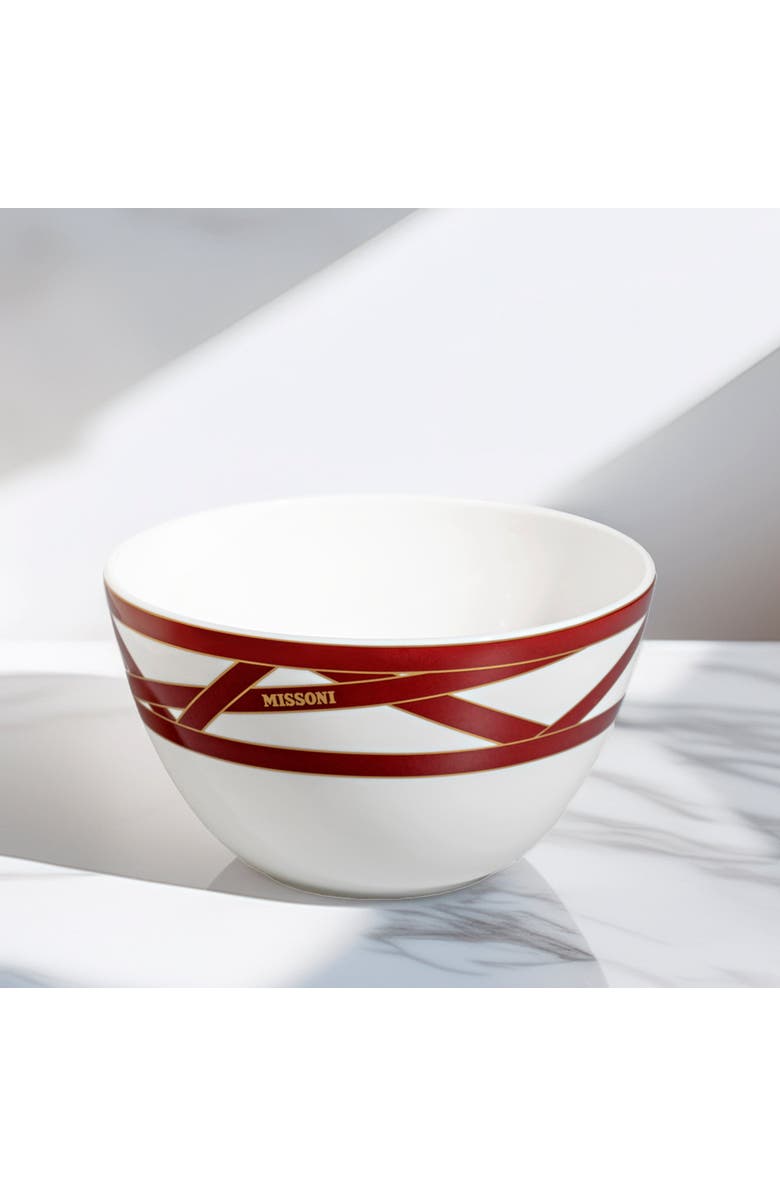 Missoni Rice Bowl 2 Pcs. Set, Alternate, color, Bordeaux