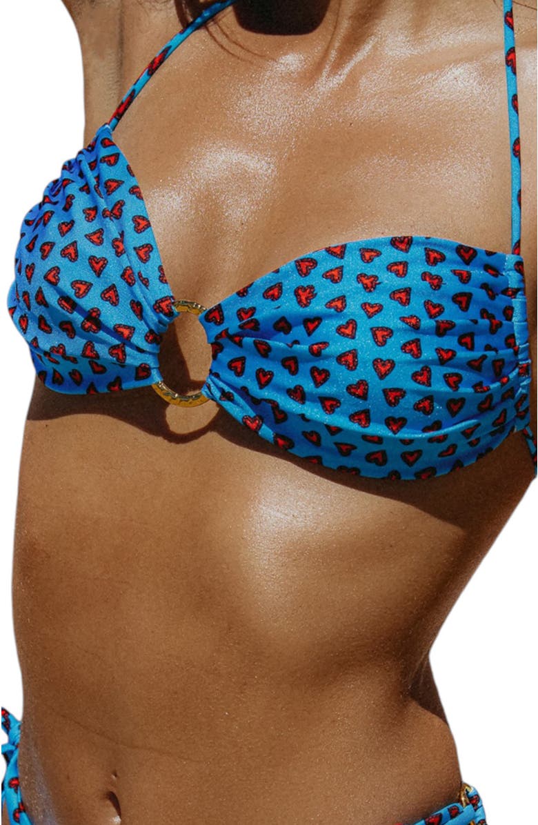 Bright Swimwear Zoe Top, Alternate, color, Amore